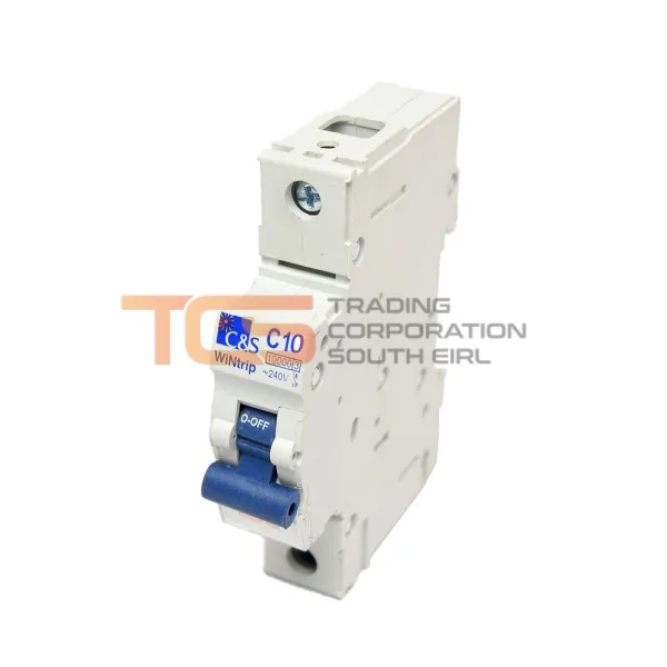 Interruptor termomagnético 1x1A 10kA 240/415V tipo C DIN