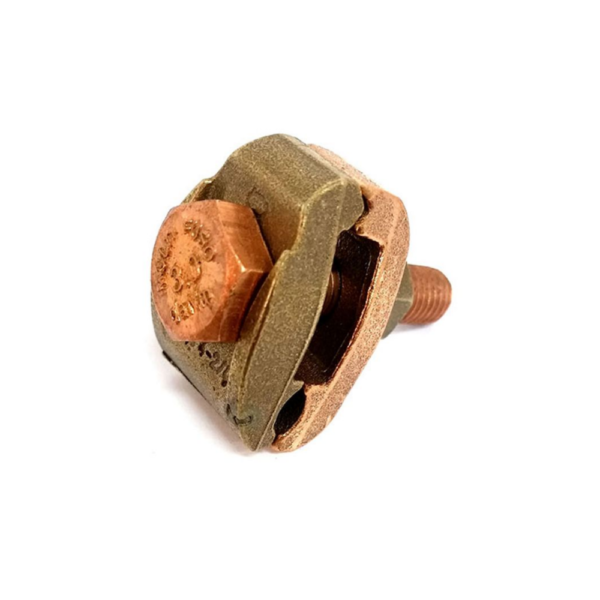 Conector tierra doble para 1 cable 250MCM a barra 1 perno 55mm